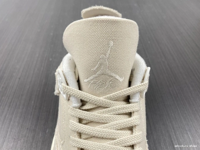 Cheap Jordan 4 Canvas (W) DQ4909-100 Blank Retro 0718